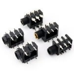 6.35mm Audio Jack Socket, 3/4/6 Pin Female Audio Connector for Amplifier Headphone Microphone - Image 4
