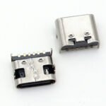 Sink Type Type-C Female Connector, 6P 4 Pin Through Hole & 16Pin SMT On-board USB C Socket - Image 3