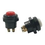 Momentary Push Button Switch, Car One‑Touch Start Button Modified Self‑Reset Switch for Car Horn Control