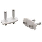 Vertical Figure 8 2 Pin AC Power Socket AC028D, 2.5A 250V - Image 4