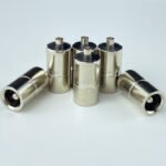 DC083 Vertical Cylindrical DC Jack, 5521 5525 DC Female Socket with Negative Welding Pin and Ground Terminal