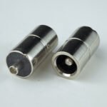 DC083 Vertical Cylindrical DC Jack, 5521 5525 DC Female Socket with Negative Welding Pin and Ground Terminal - Image 3