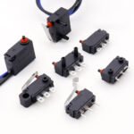 Waterproof 3 pin automotive micro switch, manual normally open normally close door lock switch