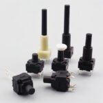 Waterproof Tactile Switch, 6x6 4Pin Micro Button Switch With Protective Sleeve For Soymilk Maker