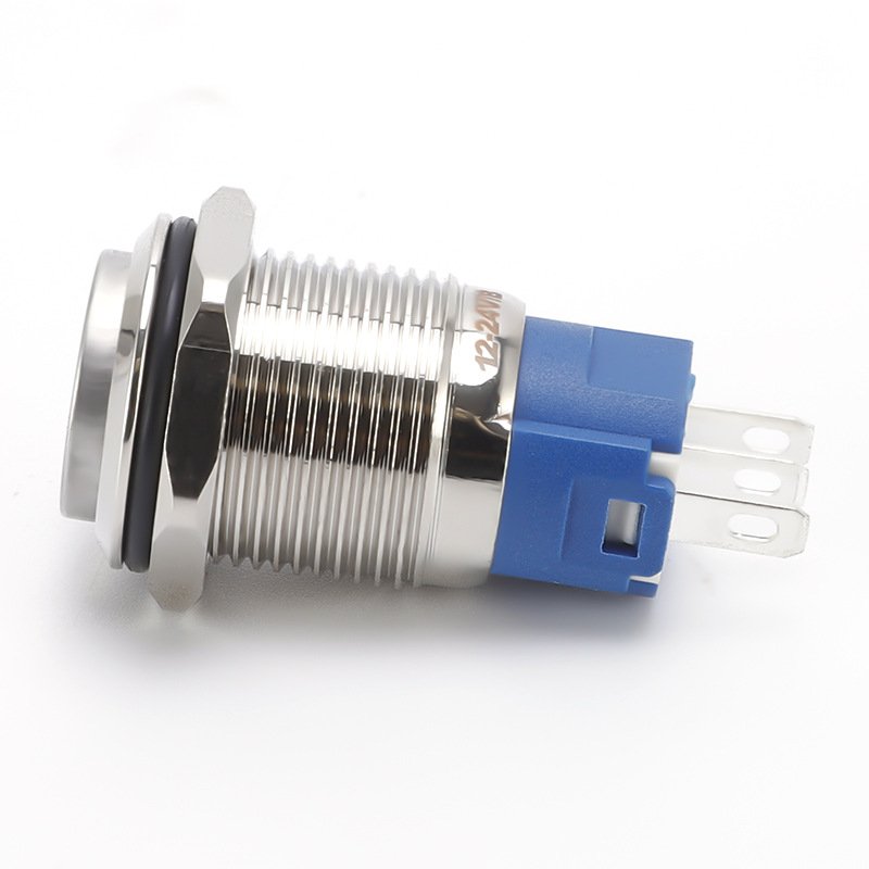 Push-button switch 16mm metal panel mount button for industrial control