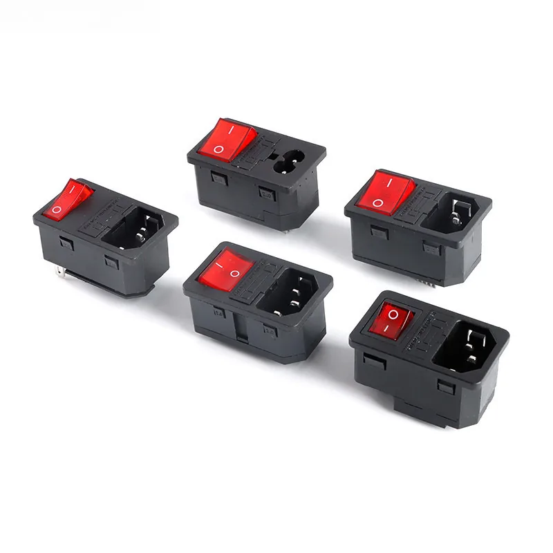 ac-001 AC-14-F16 integrated power socket DB-8-8 AC-14-F19 AC-01 integrated AC socket - Image 1