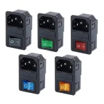 C14 C13 AC Socket with Switch AC01 Socket Three-in-One with Switch Fuse DB Appliance Socket