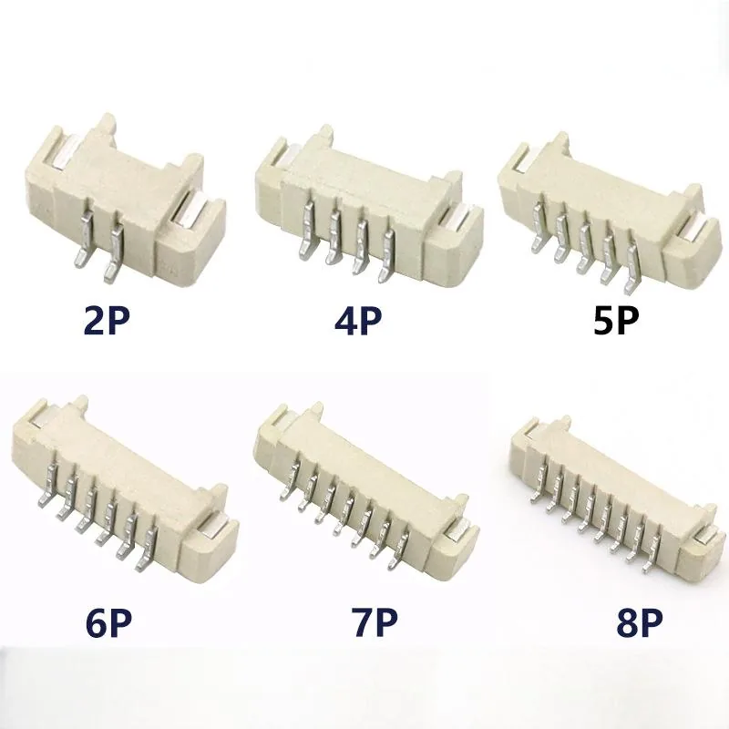 con-001 WAFER SMT Terminal 1.25 Pitch Horizontal SMT Horizontal Mount Connector 2P-18P Strip Terminal Block - Image 1