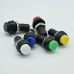 Metal toggle switches for electronic circuit control