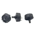 Circular rotary switch 2/6-position multi-position rotary switch for juicer. Warm air fan power button switch
