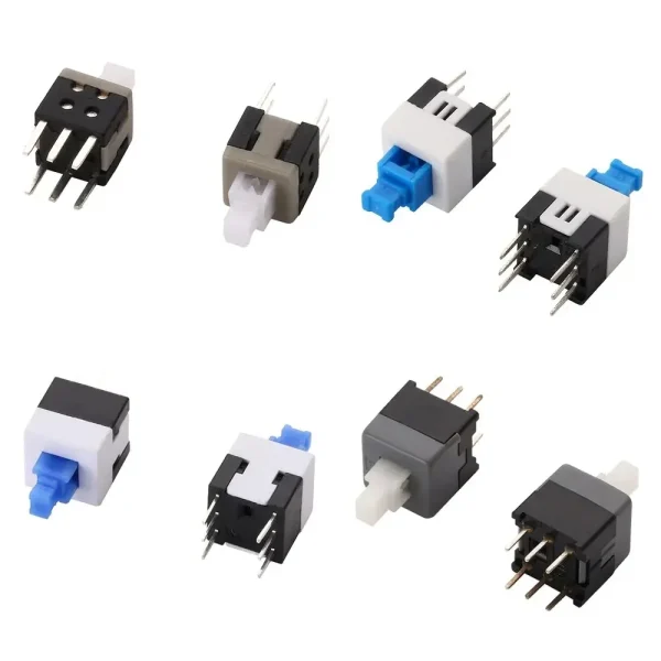 various tact switches and rocker switches assortment