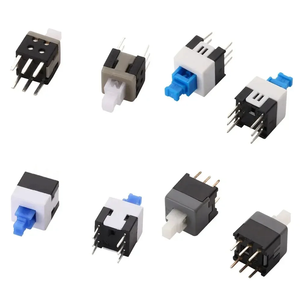 various tact switches and rocker switches assortment