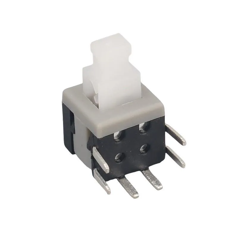 self-002 pply side 5.8×5.8 self-locking and non-locking button 6-pole push-button switch side-inserted push-button switch - Image 1