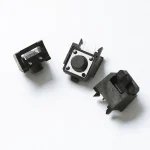 12x12 double-pole touch switch with sleeve, side-press two-pole 12x12 button with reinforced tactile feel