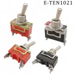 Multiple-position foot switch toggle switches E-TEN1021/1121/1221/1322/1321/1122