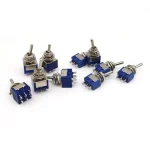 MTS Micro Toggle Switch Single Pole Double Throw SPDT - ON-ON - ON-ON Rocker Switch