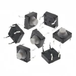 6x6 Waterproof Touch Switch, 4.3mm~15mm